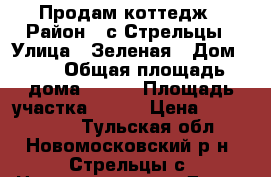 Продам коттедж › Район ­ с.Стрельцы › Улица ­ Зеленая › Дом ­ 6 › Общая площадь дома ­ 132 › Площадь участка ­ 700 › Цена ­ 2 450 000 - Тульская обл., Новомосковский р-н, Стрельцы с. Недвижимость » Дома, коттеджи, дачи продажа   